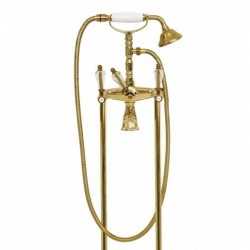 Faucets in solid brass - 6000 + 6020 Dronning bathtub