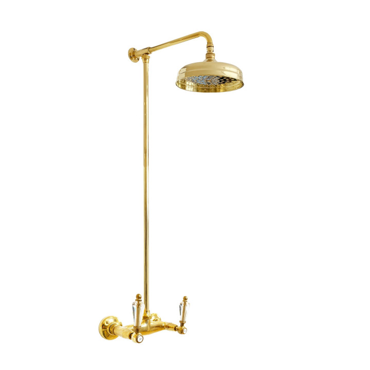 Armaturen aus massivem Messing - 777 Dronning-Dusche