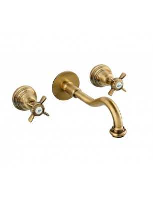 Faucets in solid brass - 6018 Waterspring  wall mounting