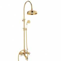 Faucets in solid brass - Doccia arco + 6040 Ulisse shower-bathtub