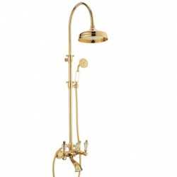 Faucets in solid brass - Doccia arco + 6040 Dronning shower-bath