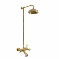 Faucets in solid brass - 777 + 6000 Ulisse shower-bathtub
