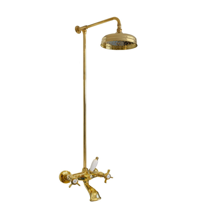 Solid brass fittings - 777 + 6000 Waterspring shower-bathtub