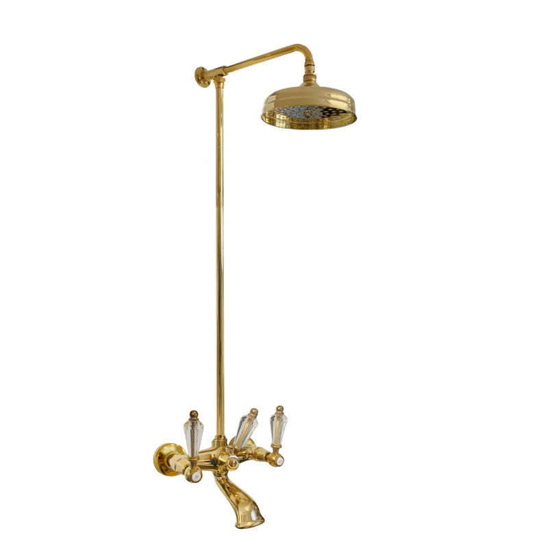 Colonne De Douche Avec Robinet Baignoire En Laiton Massif - 777 + 6000 Dronning