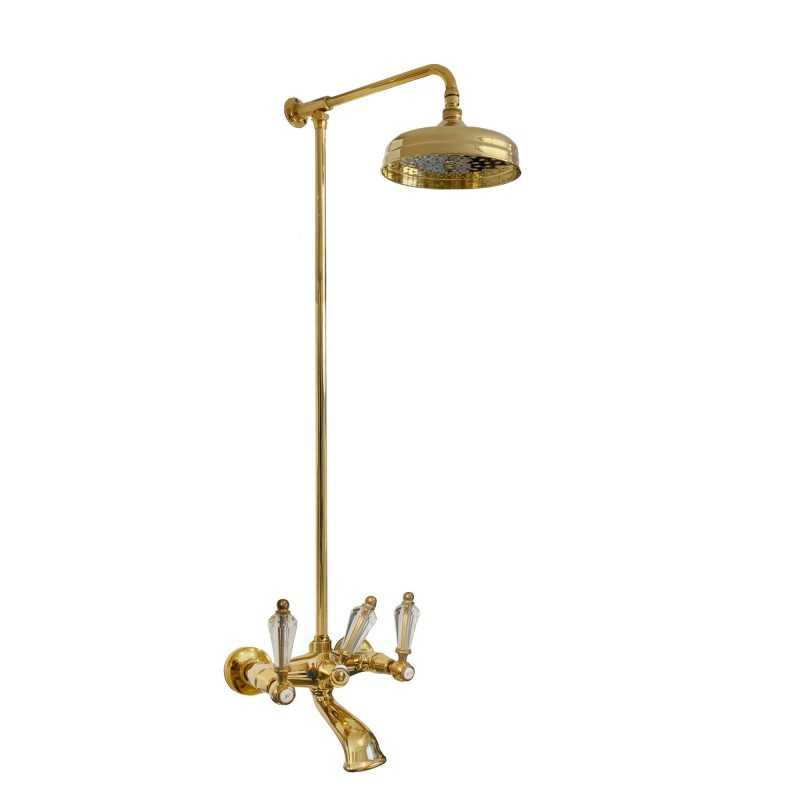 Faucets in solid brass - 777 + 6000 Queen  shower-bathtub