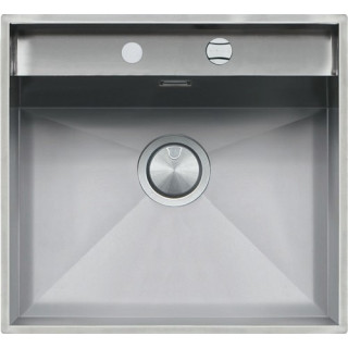 Køkkenvask firkantet Lab 57×51 cm stålvask
