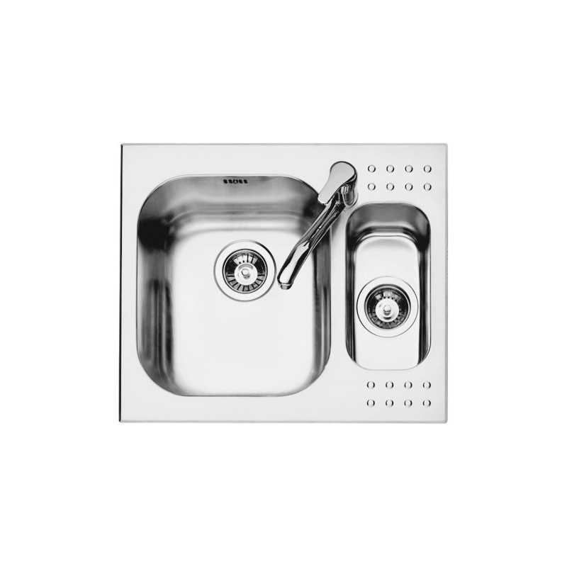 Køkkenvask firkantet Select Plus 58.5×50 cm stålvask 2