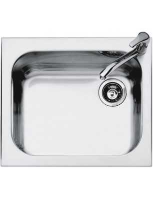 Køkkenvask firkantet Select Plus 58.5×50 cm stålvask 1