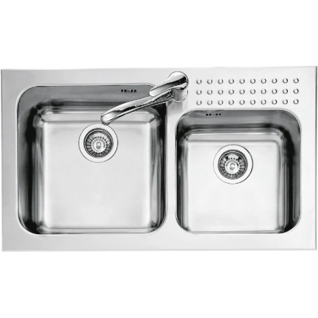 Lavello cucina quadrato Select Plus 86×50 3