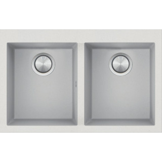 Køkkenvask firkantet Soul 79×50 cm hvid