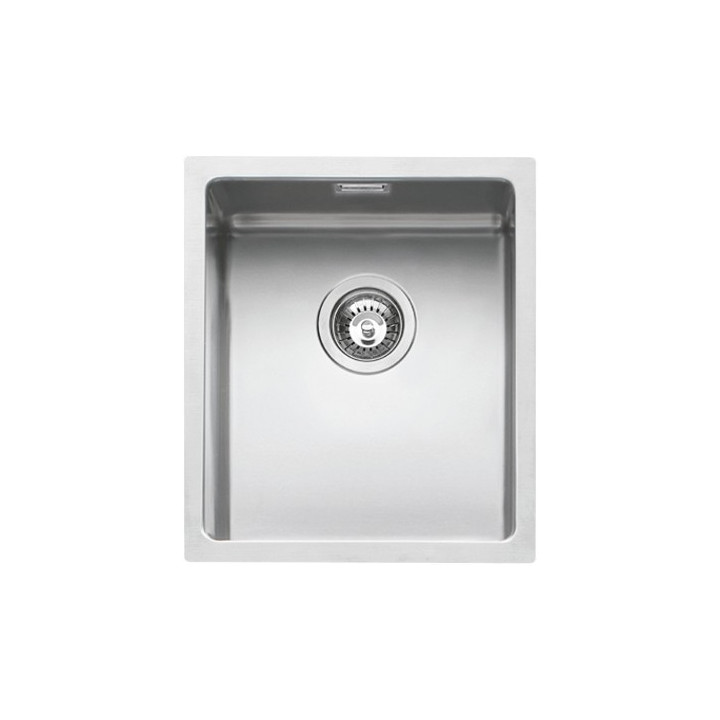 Fregadero cuadrado de acero de cocina 34 × 40 cm con radio 15.