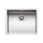 Køkkenvask firkantet stålvask 50 × 40 cm med radius “15”