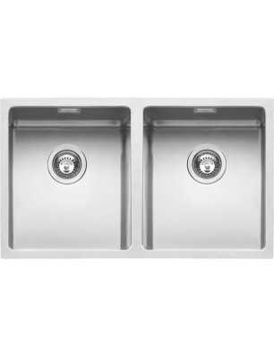 Kitchen sink square bowl 75×44 cm with radius “15”