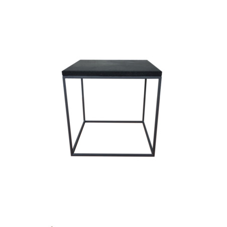 Sofa Table Etna In Lava Stone 40x40x40