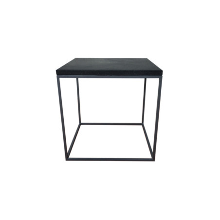 Sofa Table Etna In Lava Stone 50x50x50