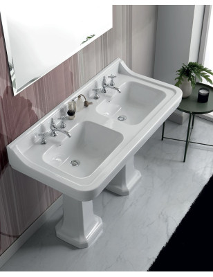 Console Venezia with 2 pedestals