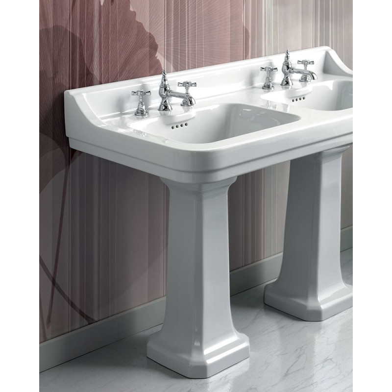 Consola Venezia con 2 pedestales