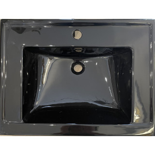 Lavabo grande Astoria deco nero | Bellistri