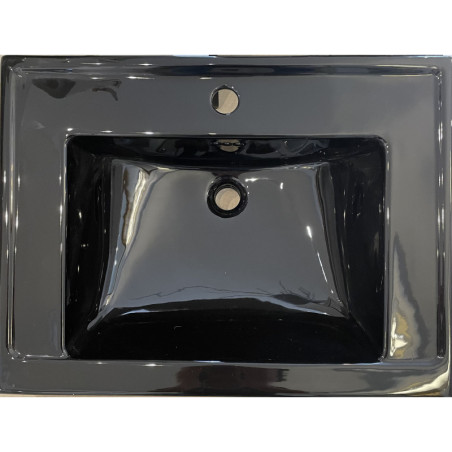 Lavabo grande Astoria deco nero