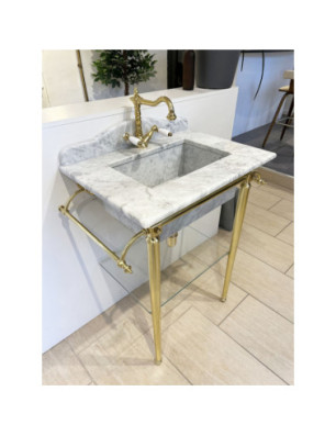 Astoria Deco Carrara large console