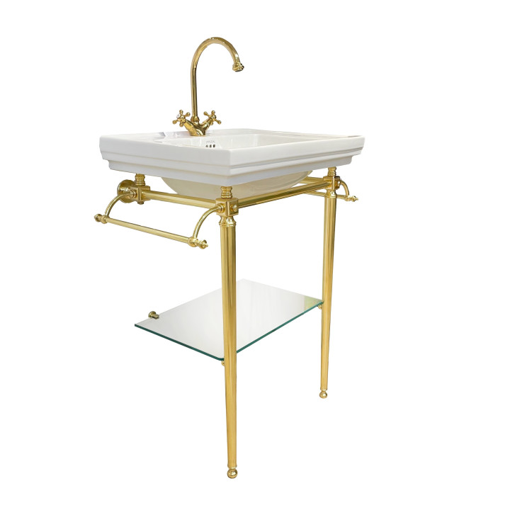 ASTORIA DECO Grand lavabo sur cadre