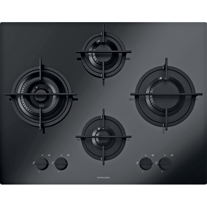 Herdplatten Mood 65 cm Glaskeramik Schwarz