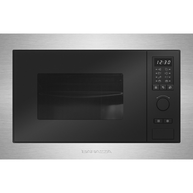 Horno microondas integrado de acero inoxidable