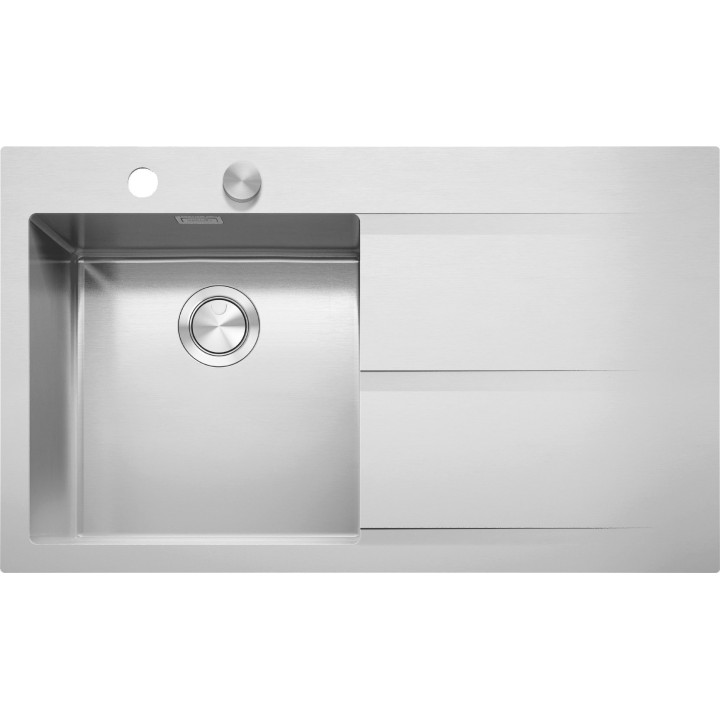 Fregadero de cocina cuadrado Mood 86 × 51 cm