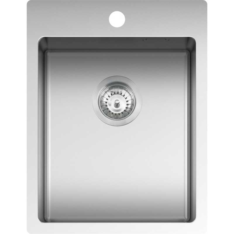 B_Smart 39x50,5 cm built-in sink with radius “10”