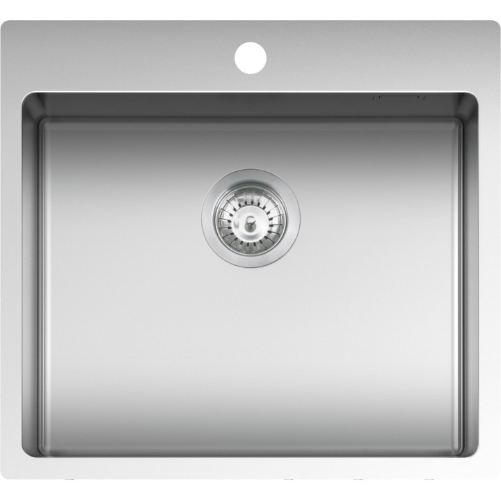 Kitchen sink square B_Smart 55x50,5 cm with radius “10”