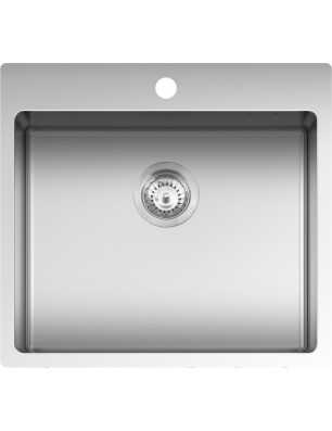 Kitchen sink square B_Smart 55x50,5 cm with radius “10”