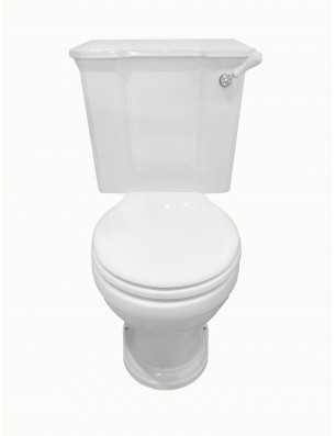 Sovereign toilet med fast cisterne