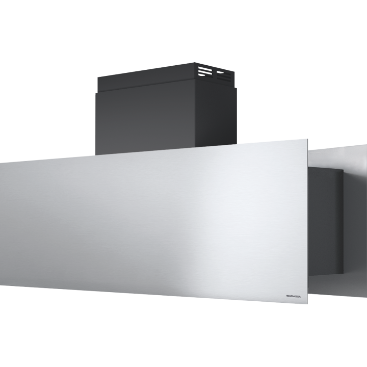 Îlot de hotte 120 cm Acier