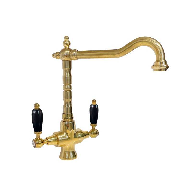 Faucets in solid brass 106 Onyx 1 hole