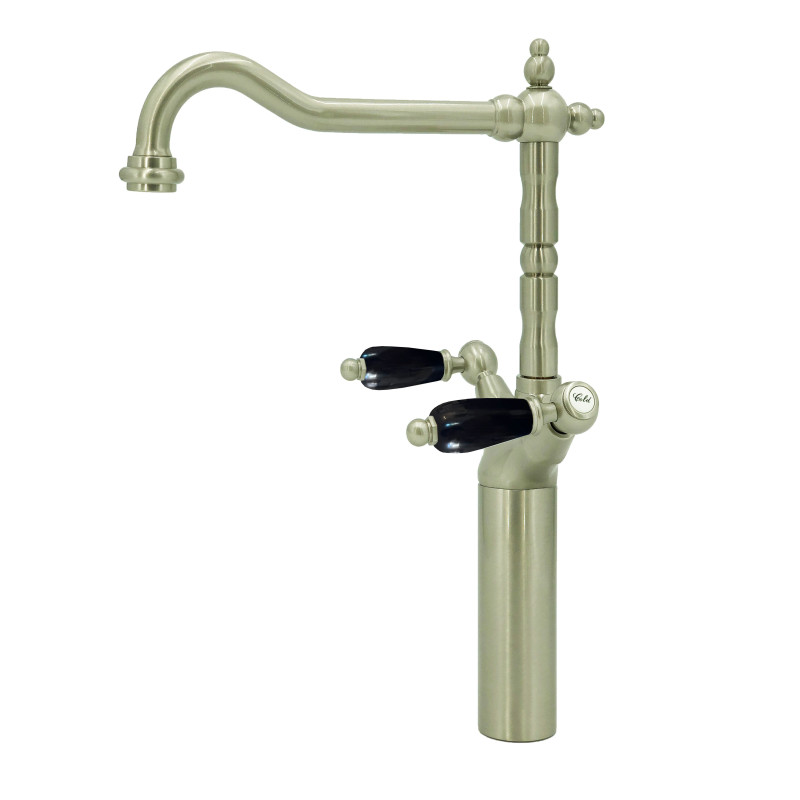 Faucet in solid brass - 6007 HL Onyx 1 hole