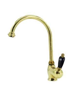 Faucets in solid brass - 10560 B Onyx 1 hole