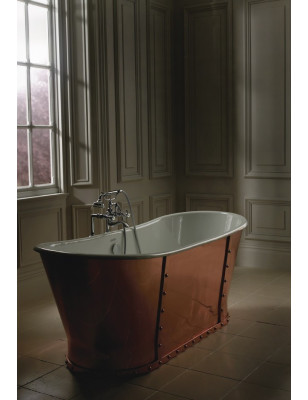 Badkar - Eiffel i massiv koppar