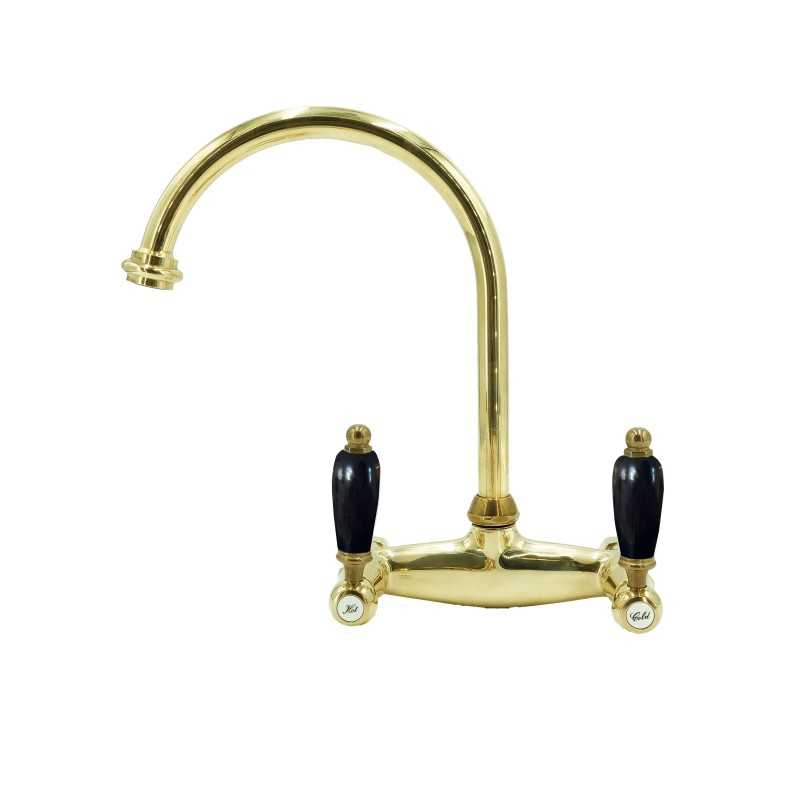 Faucets in solid brass - 3012 Onyx wall mounted