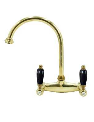 Faucets in solid brass - 3012 Onyx wall mounted