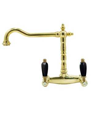 Faucets in solid brass - 3013 Onyx wall mounted