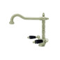 Faucet in solid brass - 6007 Onyx 1 hole Faucet in solid brass - 6007 Onyx 1 hole