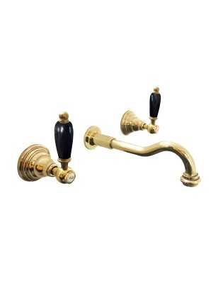 Faucets in solid brass - 6018 Onyx wall mounting