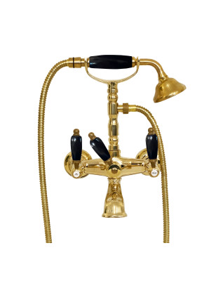 Robinetteries en laiton massif - 6000 Onyx pour baignoire