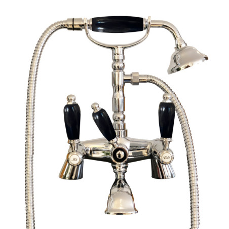 Armatur aus massivem Messing - 6002 Onyx für die Badewanne