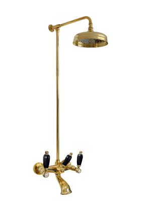 Robinets en laiton massif-777 + 6000 Onyx douche-baignoire