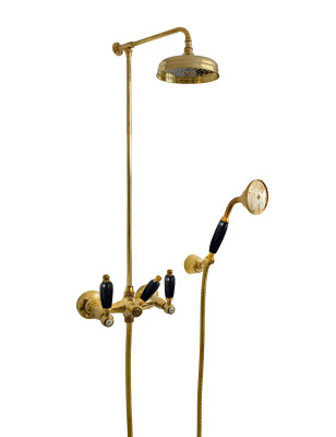 Faucets in solid brass - 778 Onyx shower