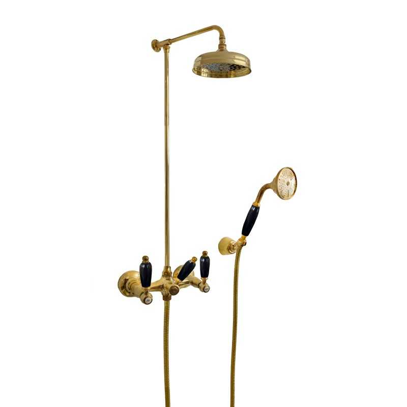 Faucets in solid brass - 778 Onyx shower