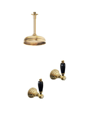 Faucets in solid brass - 6021-L Onyx wall mounted shower