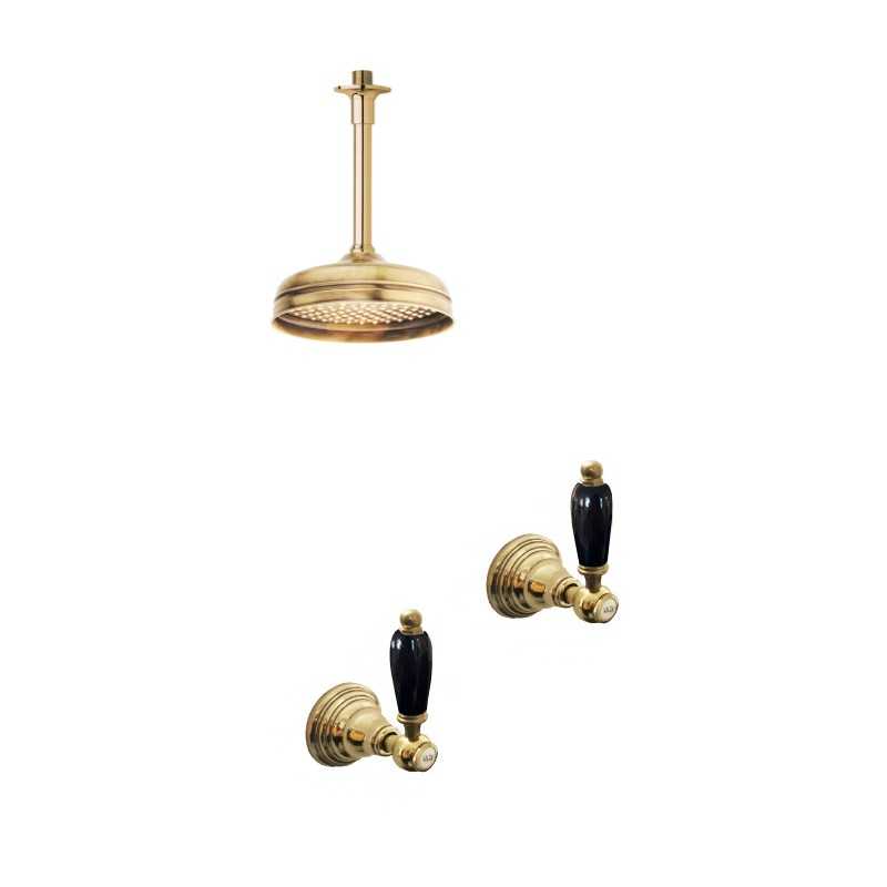 Faucets in solid brass - 6021-L Onyx wall mounted shower