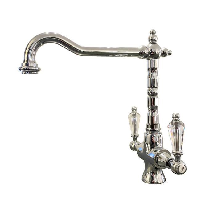Rubinetteria in ottone massiccio 106 Dronning 1 foro